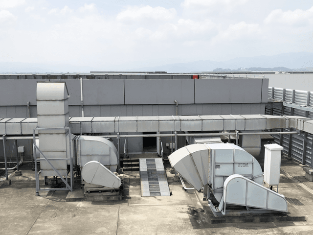 屋上排気工事